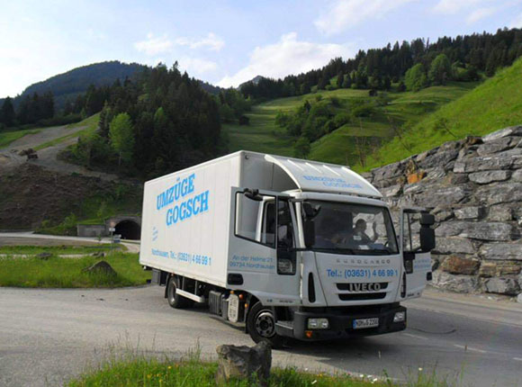 LKW der Umzüge Gogsch aus Nordhausen