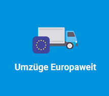 Wir sind Europaweit für Umzüge im Einsatz